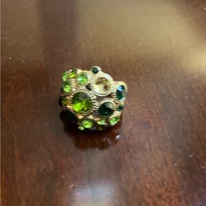 Elegant Green Gemstone Ring